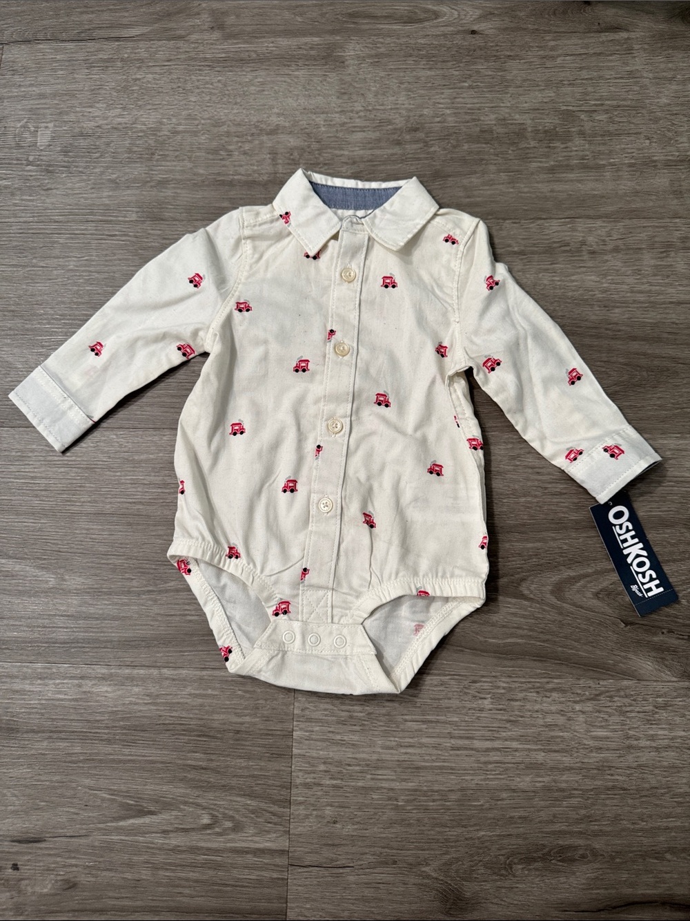 OshKosh B’Gosh Choo Choo Train Button Down